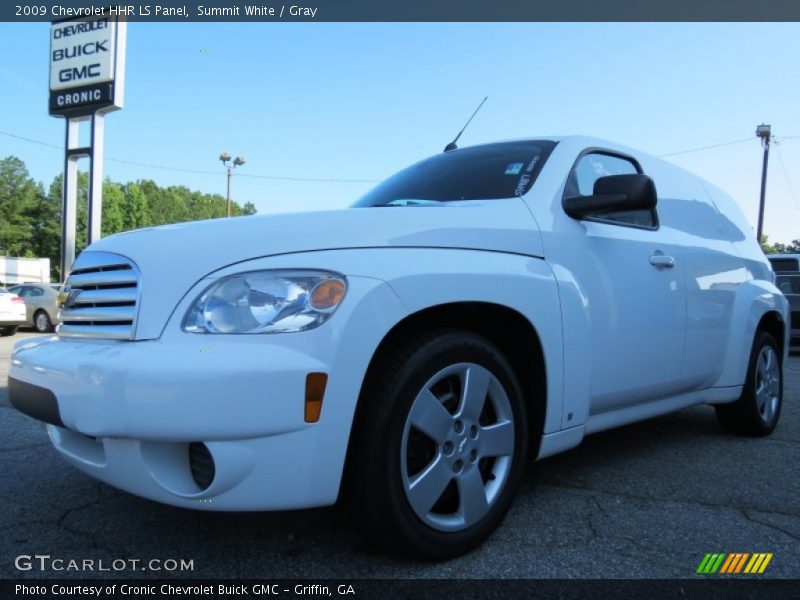 Summit White / Gray 2009 Chevrolet HHR LS Panel