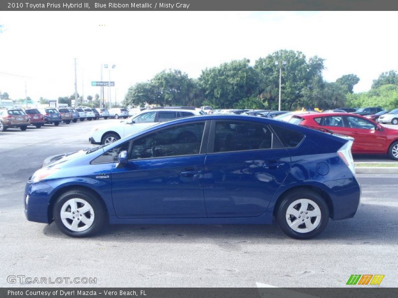 Blue Ribbon Metallic / Misty Gray 2010 Toyota Prius Hybrid III