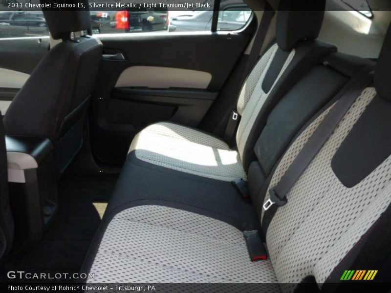 Silver Ice Metallic / Light Titanium/Jet Black 2011 Chevrolet Equinox LS