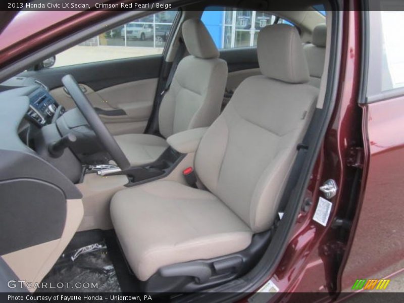  2013 Civic LX Sedan Beige Interior