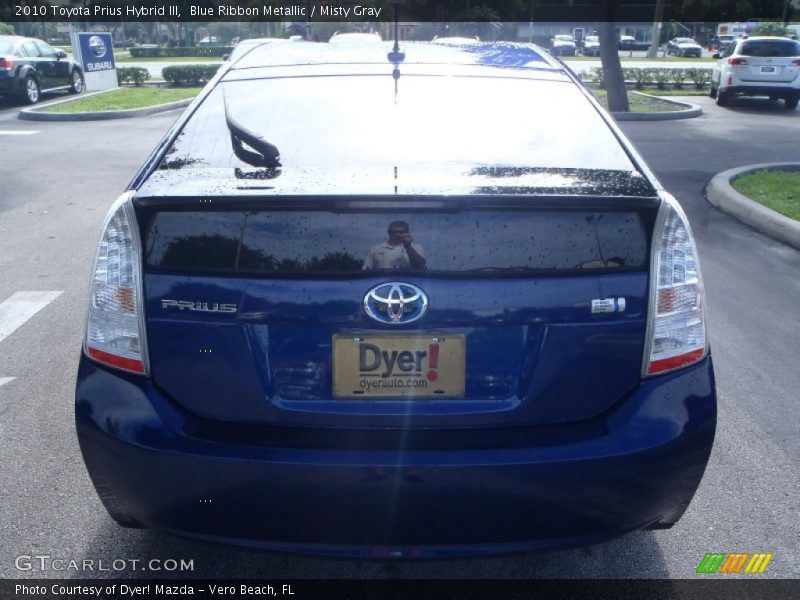 Blue Ribbon Metallic / Misty Gray 2010 Toyota Prius Hybrid III