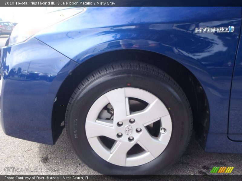 Blue Ribbon Metallic / Misty Gray 2010 Toyota Prius Hybrid III