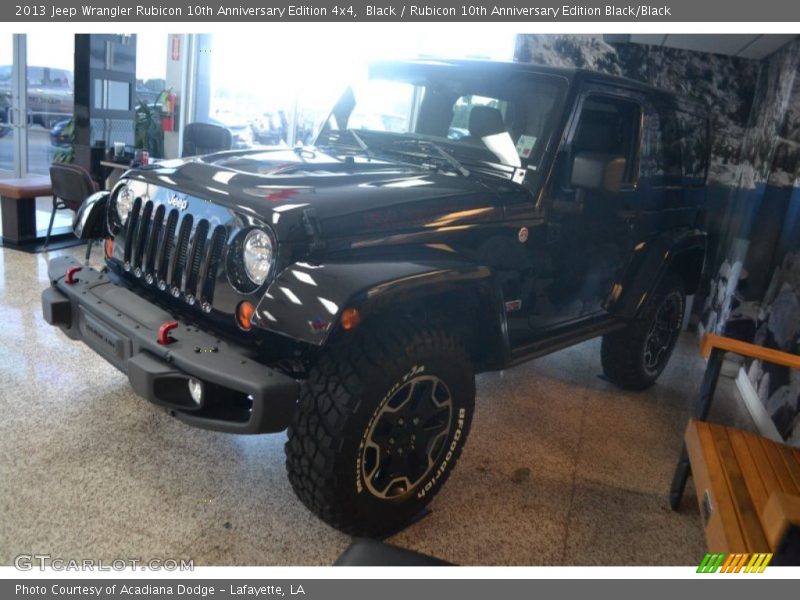 Black / Rubicon 10th Anniversary Edition Black/Black 2013 Jeep Wrangler Rubicon 10th Anniversary Edition 4x4