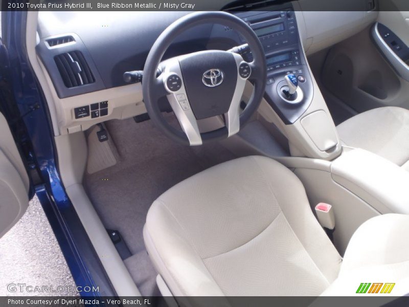 Blue Ribbon Metallic / Misty Gray 2010 Toyota Prius Hybrid III