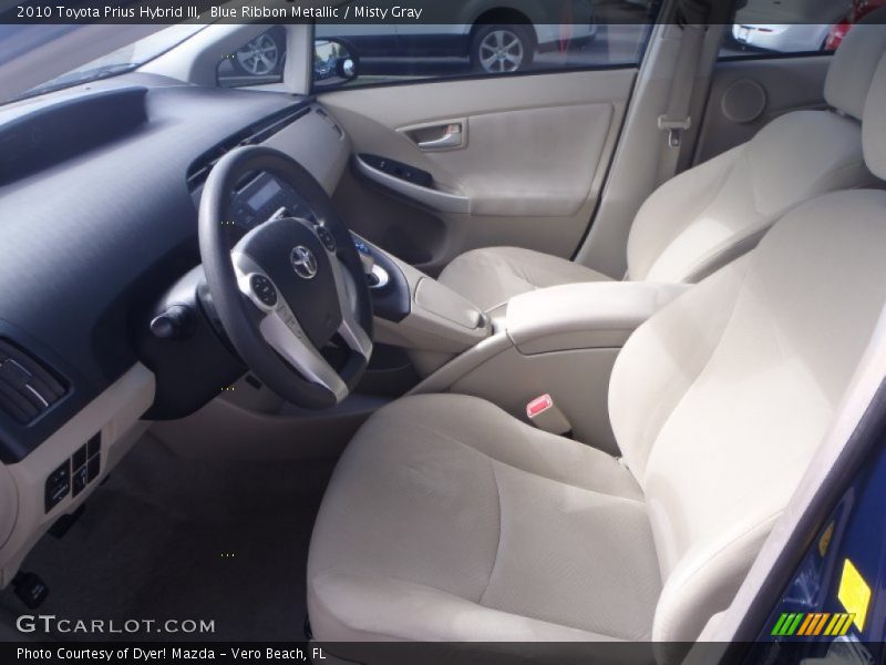 Blue Ribbon Metallic / Misty Gray 2010 Toyota Prius Hybrid III