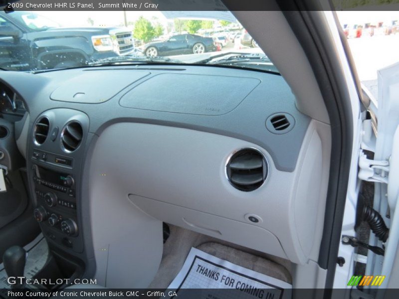Summit White / Gray 2009 Chevrolet HHR LS Panel