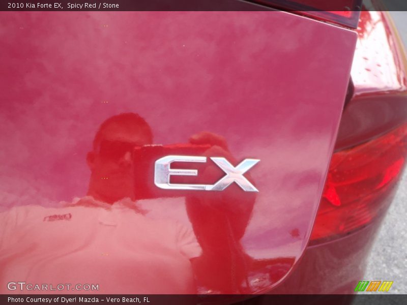 Spicy Red / Stone 2010 Kia Forte EX
