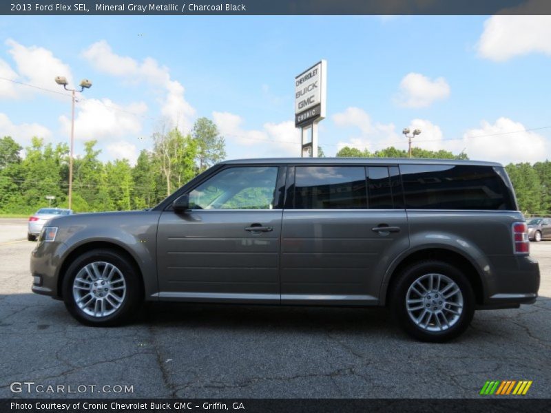Mineral Gray Metallic / Charcoal Black 2013 Ford Flex SEL