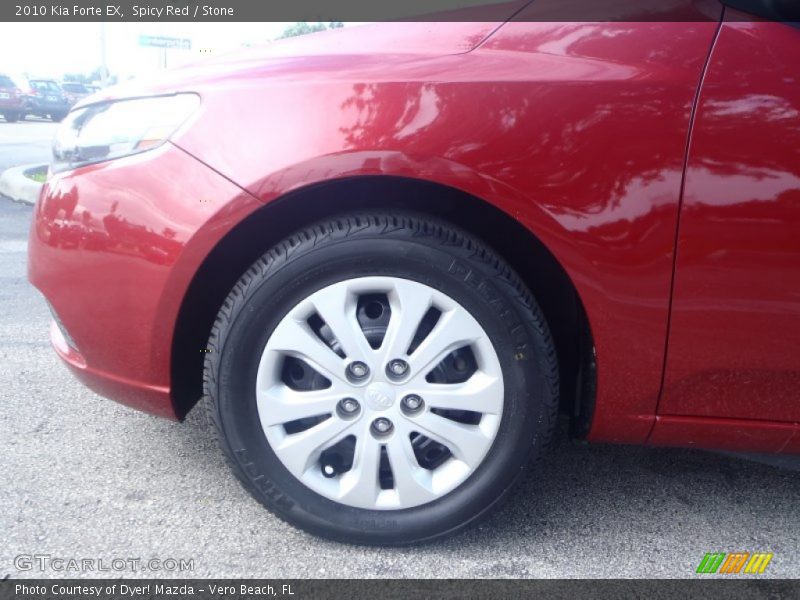 Spicy Red / Stone 2010 Kia Forte EX