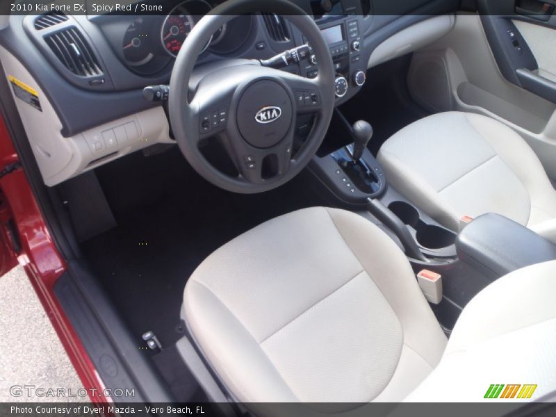 2010 Forte EX Stone Interior