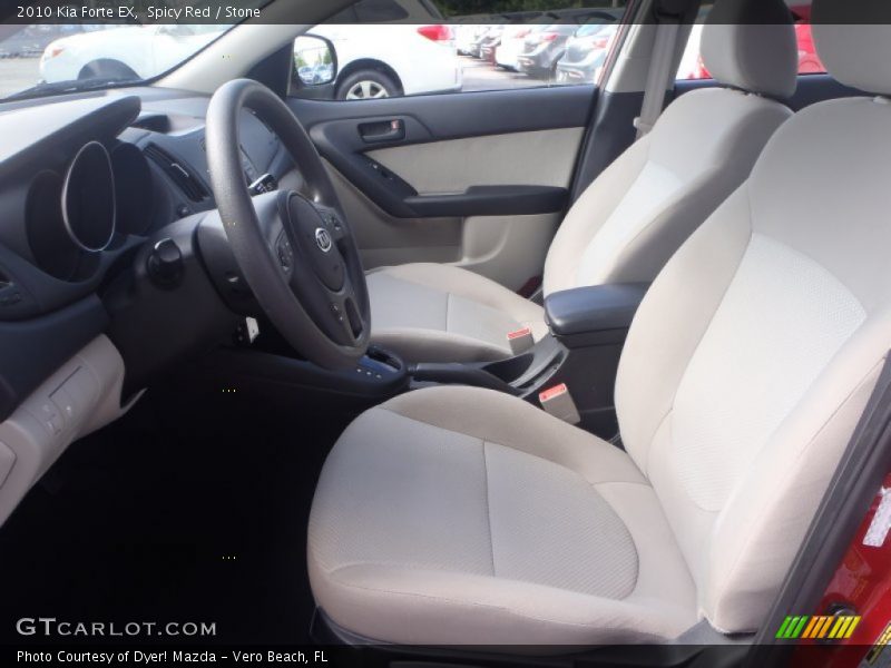 Front Seat of 2010 Forte EX