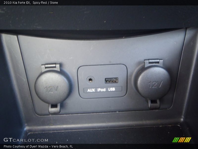 Spicy Red / Stone 2010 Kia Forte EX