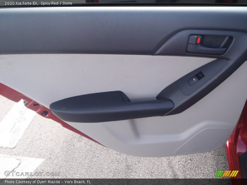 Spicy Red / Stone 2010 Kia Forte EX