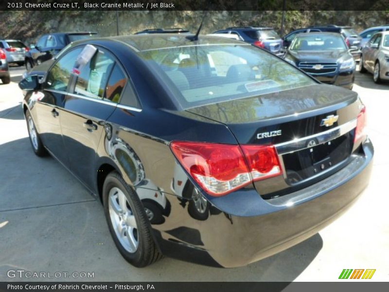 Black Granite Metallic / Jet Black 2013 Chevrolet Cruze LT