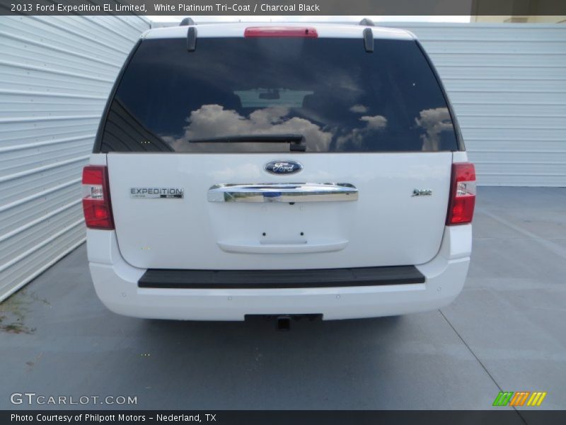 White Platinum Tri-Coat / Charcoal Black 2013 Ford Expedition EL Limited