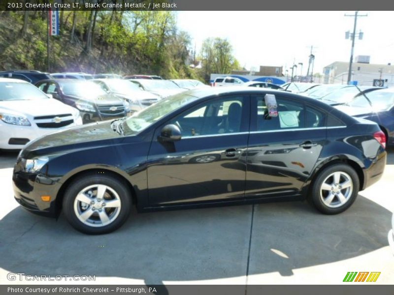 Black Granite Metallic / Jet Black 2013 Chevrolet Cruze LT