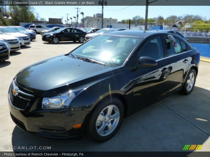 Black Granite Metallic / Jet Black 2013 Chevrolet Cruze LT