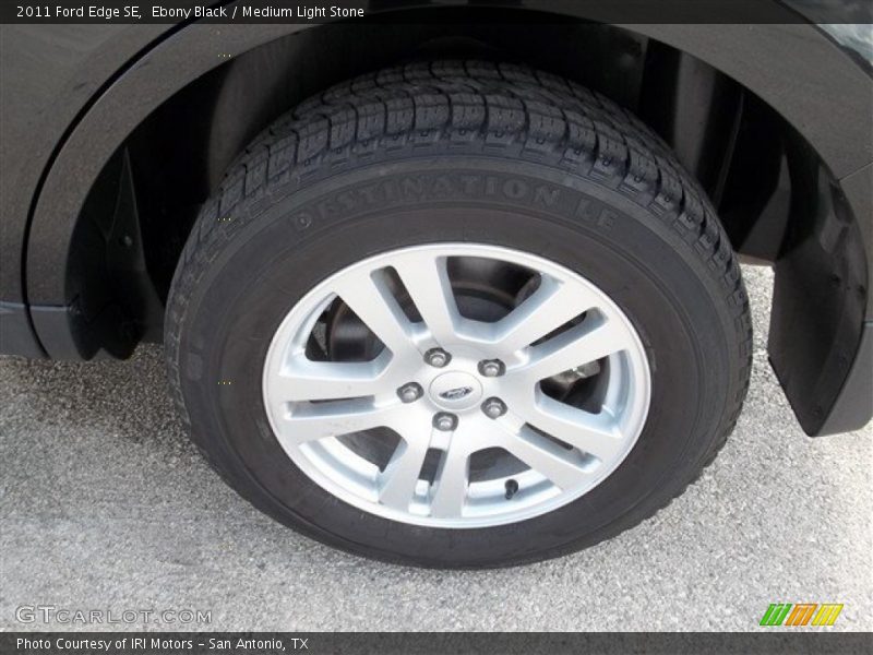Ebony Black / Medium Light Stone 2011 Ford Edge SE