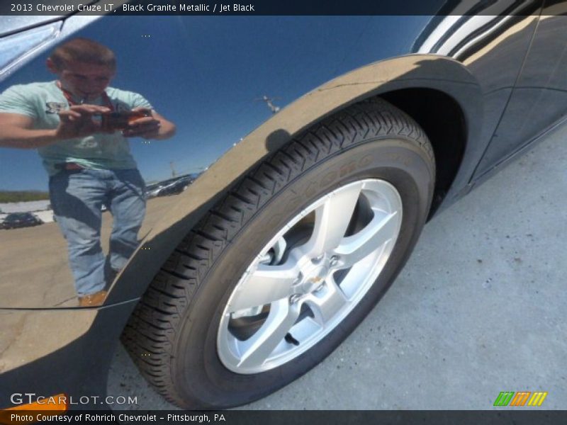 Black Granite Metallic / Jet Black 2013 Chevrolet Cruze LT