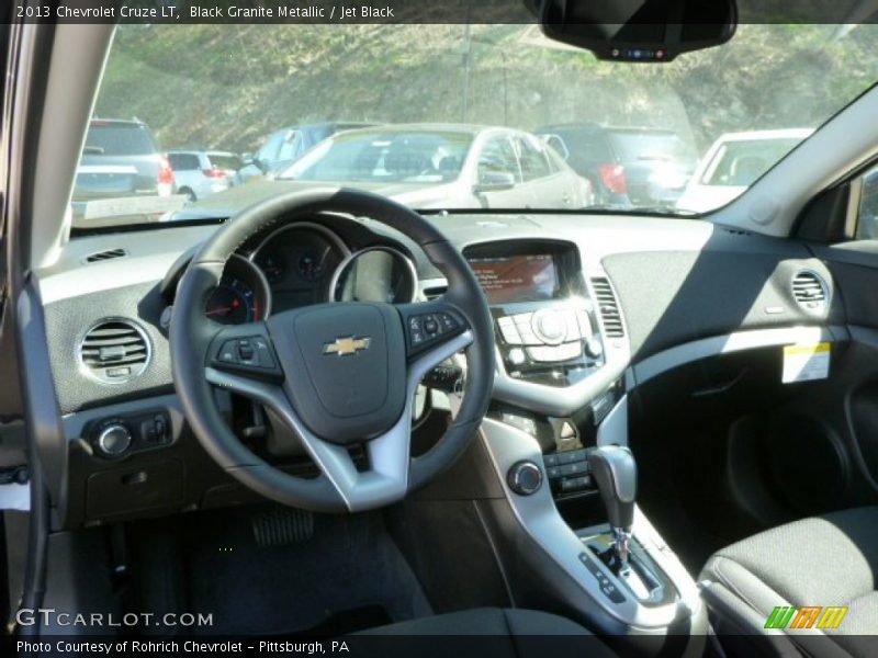 Black Granite Metallic / Jet Black 2013 Chevrolet Cruze LT
