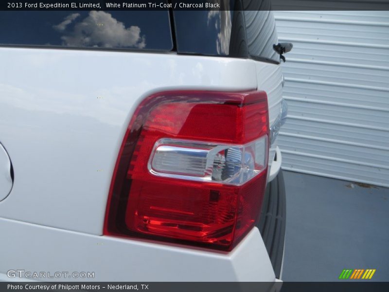 White Platinum Tri-Coat / Charcoal Black 2013 Ford Expedition EL Limited