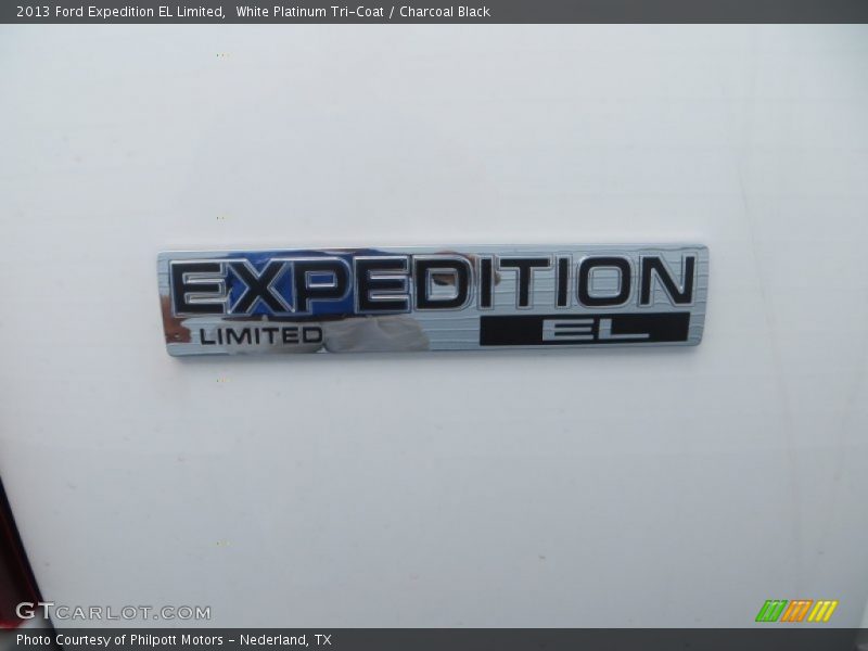 White Platinum Tri-Coat / Charcoal Black 2013 Ford Expedition EL Limited