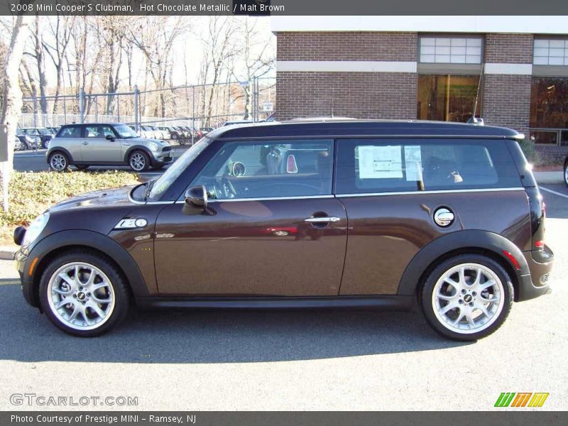 Hot Chocolate Metallic / Malt Brown 2008 Mini Cooper S Clubman