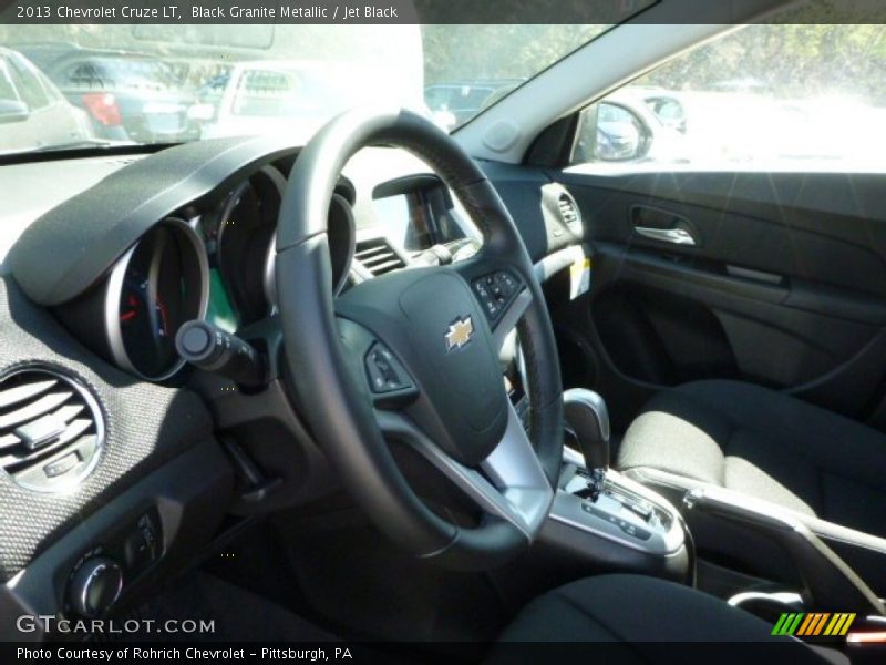 Black Granite Metallic / Jet Black 2013 Chevrolet Cruze LT