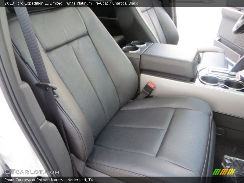 White Platinum Tri-Coat / Charcoal Black 2013 Ford Expedition EL Limited