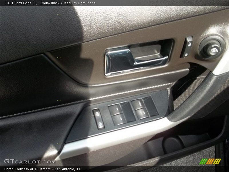 Ebony Black / Medium Light Stone 2011 Ford Edge SE