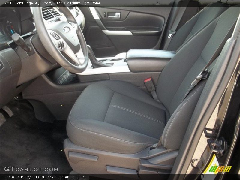 Ebony Black / Medium Light Stone 2011 Ford Edge SE