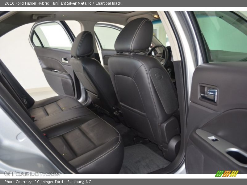Brilliant Silver Metallic / Charcoal Black 2010 Ford Fusion Hybrid