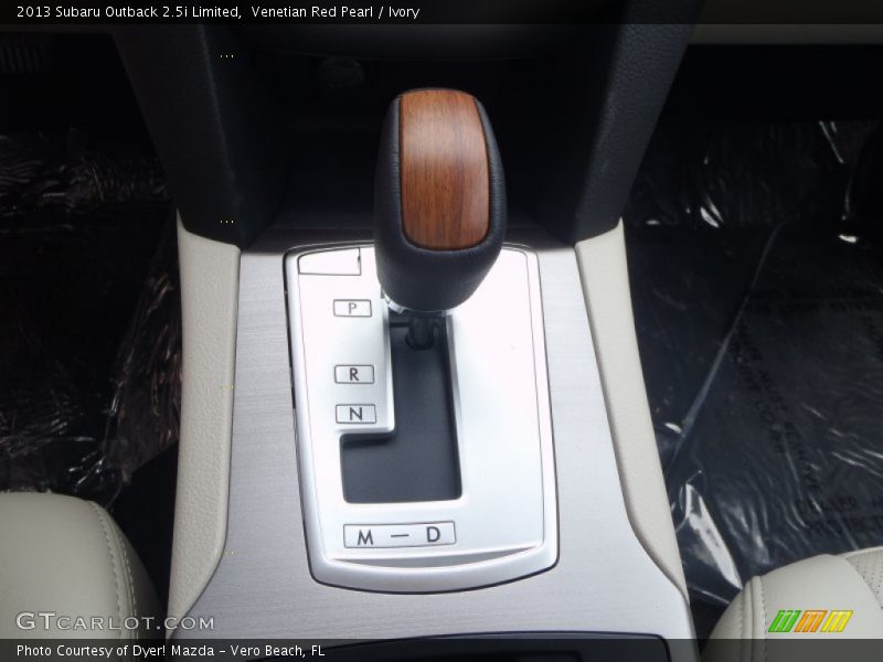  2013 Outback 2.5i Limited Lineartronic CVT Automatic Shifter