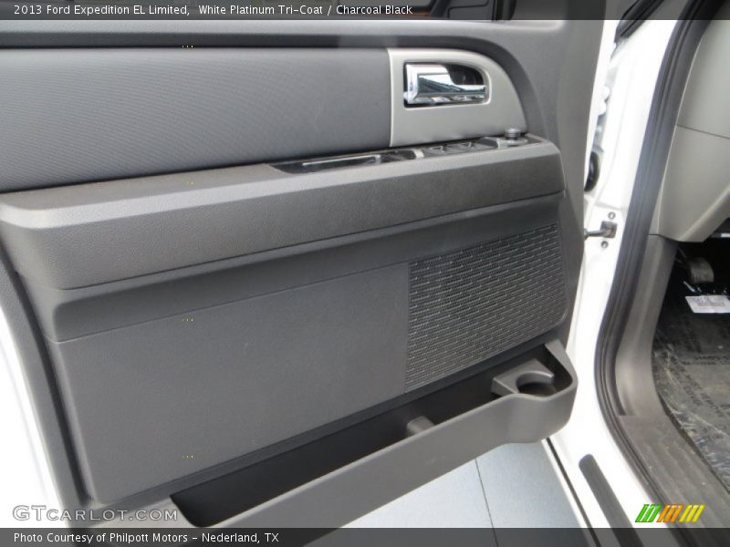 White Platinum Tri-Coat / Charcoal Black 2013 Ford Expedition EL Limited