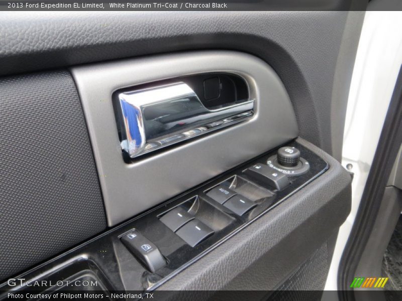 White Platinum Tri-Coat / Charcoal Black 2013 Ford Expedition EL Limited