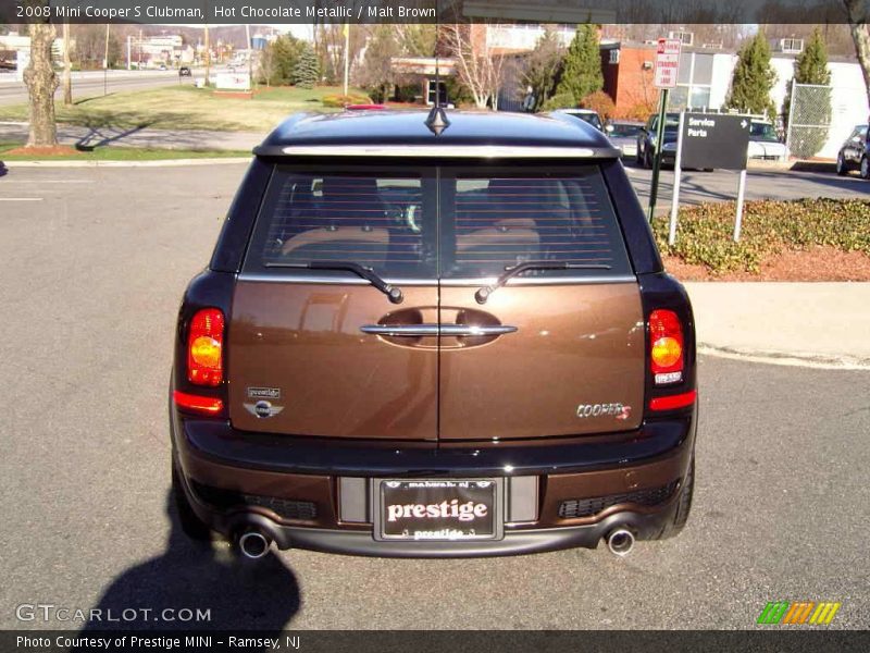 Hot Chocolate Metallic / Malt Brown 2008 Mini Cooper S Clubman