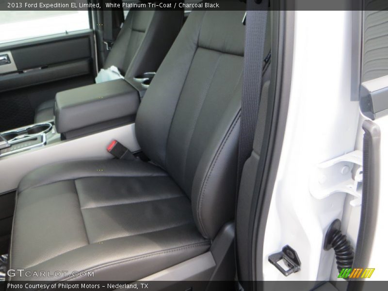 White Platinum Tri-Coat / Charcoal Black 2013 Ford Expedition EL Limited