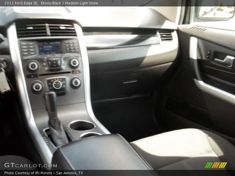 Ebony Black / Medium Light Stone 2011 Ford Edge SE