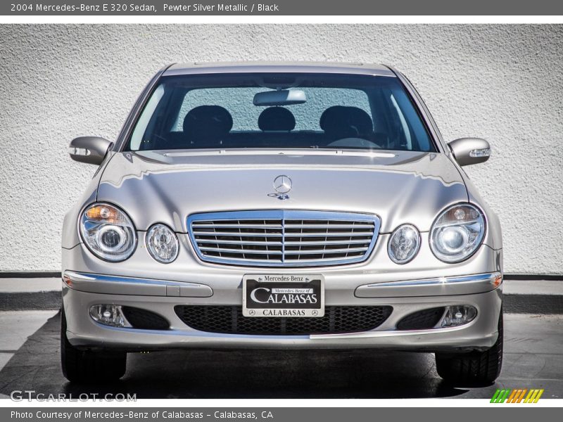 Pewter Silver Metallic / Black 2004 Mercedes-Benz E 320 Sedan