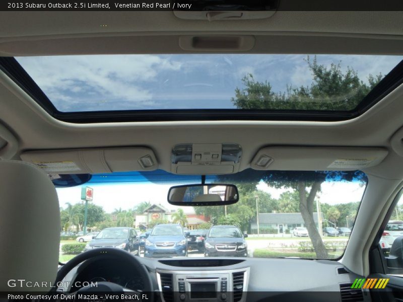 Venetian Red Pearl / Ivory 2013 Subaru Outback 2.5i Limited