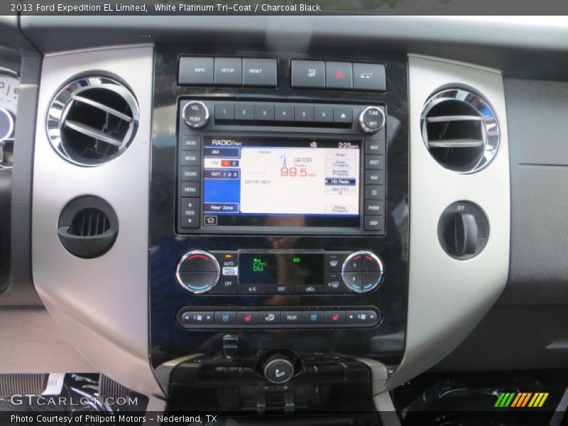 White Platinum Tri-Coat / Charcoal Black 2013 Ford Expedition EL Limited