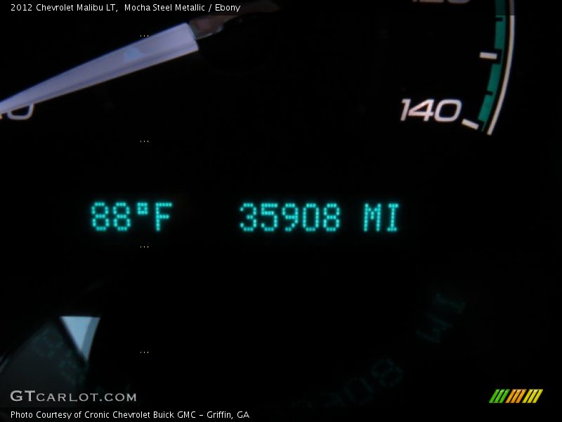 Mocha Steel Metallic / Ebony 2012 Chevrolet Malibu LT