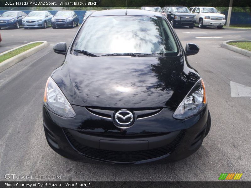 Brilliant Black / Black 2013 Mazda MAZDA2 Sport