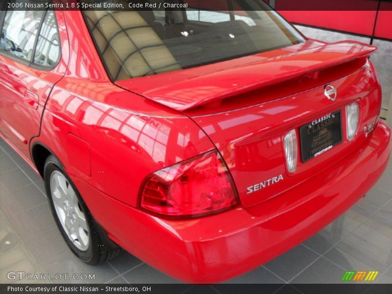 Code Red / Charcoal 2006 Nissan Sentra 1.8 S Special Edition