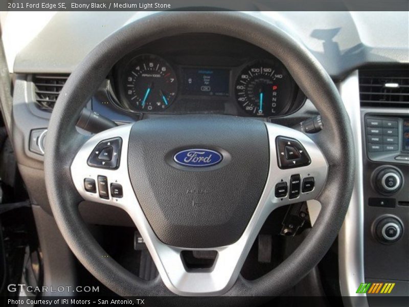 Ebony Black / Medium Light Stone 2011 Ford Edge SE