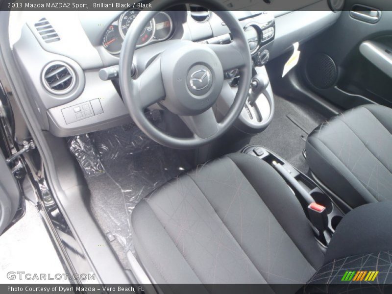 Black Interior - 2013 MAZDA2 Sport 
