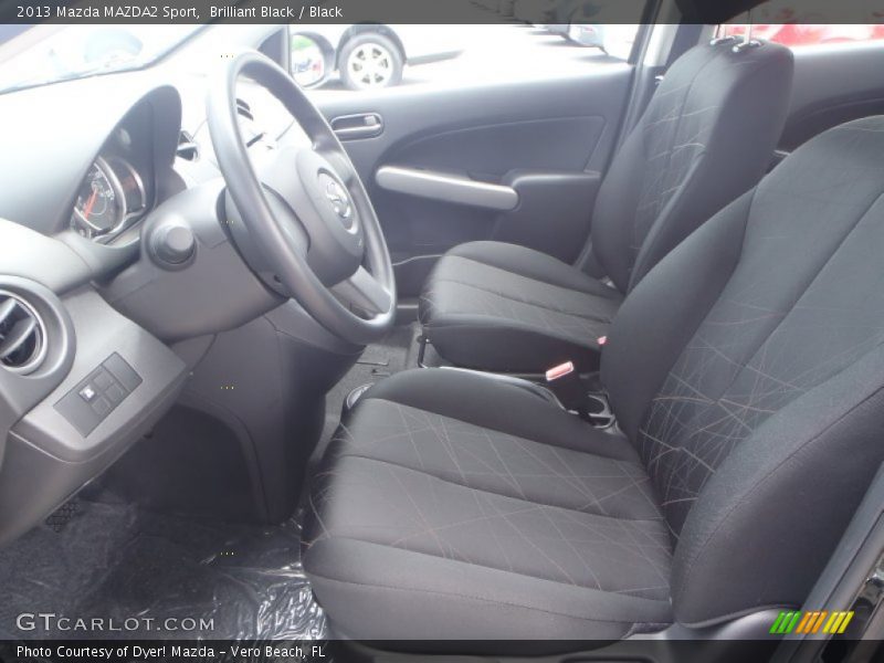Brilliant Black / Black 2013 Mazda MAZDA2 Sport