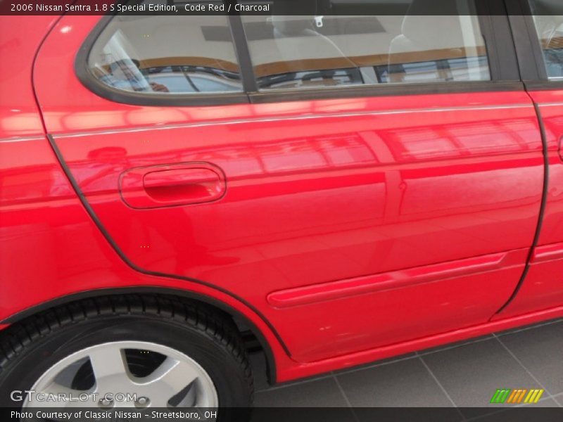 Code Red / Charcoal 2006 Nissan Sentra 1.8 S Special Edition