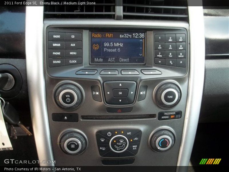 Ebony Black / Medium Light Stone 2011 Ford Edge SE