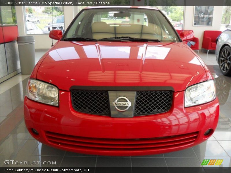 Code Red / Charcoal 2006 Nissan Sentra 1.8 S Special Edition